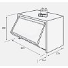 DAVOLINE  P141 D WH Απορροφητήρας Πτυσσόμενος 60cm Λευκό 800008105