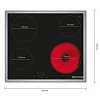 Bosch PKE645BB2E Εστία Κεραμική 60cm Μαύρo