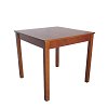 Τραπέζι Pnelope 1030 IN 80x80x75 Light Walnut 400-03-024