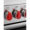 LA GERMANIA PRM66 40E XR T GN Κουζίνα Μικτή Φυσικού Αερίου 60cm Κόκκινο
