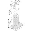MIELE PUR 68 W BL Απορροφητήρας Καμινάδα 60cm Μαύρο