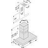 MIELE PUR 98 W Απορροφητήρας Καμινάδα 90cm Inox