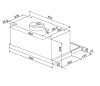 THERMOGATZ 750ETR IX Απορροφητήρας Συρόμενος 60cm Inox 04.400.219