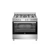 LA GERMANIA SE96 5 E X/24 LPG Κουζίνα Μικτή Υγραερίου 90cm Inox