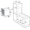 SILIFO SF6008 Φούρνος άνω Πάγκου Inox