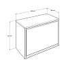 Παπουτσοθήκη Step v6 latte 60x42x30 SHC-110-LL-1
