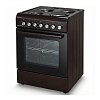 SILIFO SF6148 Ηλεκτρική Κουζίνα 60cm με Εμαγιέ Εστίες Καφέ