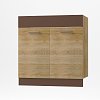 Alina Κάτω ντουλάπι Νεροχύτη 80x44,5x85cm Σονόμα-Μόκκα SO-AD80S