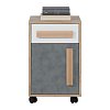 Ντουλάπι Γραφείου Aygo Σονόμα-Λευκό 40.8x39.6x63.7cm SO-AYGO1D1DR