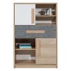 Συρταριέρα Aygo Σονόμα Λευκό 83.1x39.5x124.2cm SO-AYGOKOM2D1DR