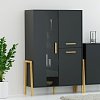Βιτρίνα Belle Ανθρακί 102.5x41x152.5cm TO-BELLE1W2DANTHRACITE