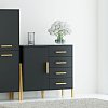Μπουφές Belle Ανθρακί 102.5x41x91cm TO-BELLEKOM1D4SANTHRACITE
