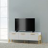Έπιπλο Τηλεόρασης Belle Λευκό 149.5x41x49cm TO-BELLETV3KWHITE