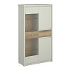 Βιτρίνα Karin Cashmere-Evoke Oak 86x36.5x153cm TO-KARWIT2D1W1S