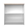 Βιβλιοθήκη Reg 80x33x85cm Λευκή-Σονόμα Χαμηλή TO-REG80-85W
