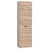 Ντουλάπα Μονόφυλλη Εισόδου Solo 55x34x197 Sonoma Wenge και MDF TO-SOLOHALLC