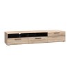 Επιπλο TV Solo 180x52x34 αριστερό Sonoma-Wenge MDF Καμπυλωτό τελείωμα στις πόρτες TO-SOLOTV2S1DL