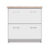 Παπουτσοθήκη Top Mix 80x27x85cm Λευκή-Σονόμα TO-TOPBUT2KW