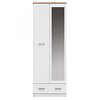 Ντουλάπα Δίφυλλη Top Mix 60x33x183cm Λευκή-Σονόμα TO-TOPSFZ2D1S60W
