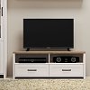 ΕΠΙΠΛΟ TV VERNE 137.9x45x52.1cm Λευκό-Φυσικός Δρυς TO-VERNERTV2S