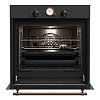 THERMOGATZ TGS 5511 BL Rustic Φούρνος άνω Πάγκου Αερίου 54lt Μαύρος 04.500.001