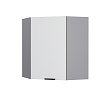 Craft Πάνω Ντουλάπι Γωνιακό Λευκό 60-60x30x72cm WC6072C02