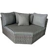 Σαλόνι Γωνία Κήπου Rachel Σετ 8 Τμχ Wicker Rattan 200-03-003
