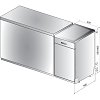 Whirlpool WSFC 3M17 X Πλυντήριο Πιάτων Inox 45cm