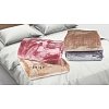 Κουβέρτα Μονόχρωμη Velvet Μπεζ 160x220 550gr