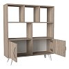 ΒΙΒΛΙΟΘΗΚΗ-ΡΑΦΙΕΡΑ Fylliana Orbit GREY OAK 90*22*105 881-00-020