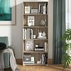 ΒΙΒΛΙΟΘΗΚΗ TOMAR 5 GREY OAK 70x24,5x176,5εκ 11011439