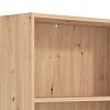 ΒΙΒΛΙΟΘΗΚΗ TOMAR 6 ARTISAN OAK 70x24,5x211,5εκ 11011481