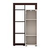 ΒΙΤΡΙΝΑ ARGYLL 1K1V OP 138 CASHMERE ΜΕ DARK TAILOR OAK ΧΡΩΜΑ 77x35x138εκ 11015799