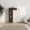 ΒΙΤΡΙΝΑ ARGYLL 2K2V OP 138 CASHMERE ΜΕ DARK TAILOR OAK ΧΡΩΜΑ 116x35x138εκ 11015791