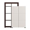 ΒΙΤΡΙΝΑ ARGYLL 2K2V OP 138 CASHMERE ΜΕ DARK TAILOR OAK ΧΡΩΜΑ 116x35x138εκ 11015791