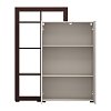 ΒΙΤΡΙΝΑ ARGYLL 2K2V OP 138 CASHMERE ΜΕ DARK TAILOR OAK ΧΡΩΜΑ 116x35x138εκ 11015791