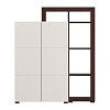 ΒΙΤΡΙΝΑ ARGYLL 2K2V OP 138 CASHMERE ΜΕ DARK TAILOR OAK ΧΡΩΜΑ 116x35x138εκ 11015791