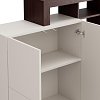 ΒΙΤΡΙΝΑ ARGYLL 2K2V OP 138 CASHMERE ΜΕ DARK TAILOR OAK ΧΡΩΜΑ 116x35x138εκ 11015791