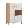 ΒΙΤΡΙΝΑ BELFORT 2K VS1 CASHMERE-ARTISAN OAK 85x40x122εκ o.r.s 11013024