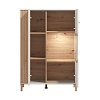 ΒΙΤΡΙΝΑ BELFORT 2K VS1 CASHMERE-ARTISAN OAK 85x40x122εκ o.r.s 11013024
