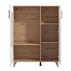 ΒΙΤΡΙΝΑ BRETAGNA 2K VS1 ARTISAN OAK-ΛΕΥΚΟ HIGH GLOSS FOIL 96x35x125εκ a.p.r 11012056