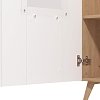 ΒΙΤΡΙΝΑ BRETAGNA 2K VS1 ARTISAN OAK-ΛΕΥΚΟ HIGH GLOSS FOIL 96x35x125εκ a.p.r 11012056