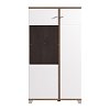ΒΙΤΡΙΝΑ BURGUNDY 2K VS1 140 ΛΕΥΚΟ-FLAGSTAFF OAK-ΛΕΥΚΟ HIGH GLOSS FOIL 78,5x40x139,5εκ s.p.k 11012063