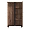 ΒΙΤΡΙΝΑ CORSICA 2K VS1 FLAGSTAFF OAK-ΜΑΥΡΟ 84,5x35x153εκ 11012003