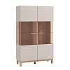 ΒΙΤΡΙΝΑ ESSEX 2K VS2 147 CASHMERE/ARTISAN OAK 90x35x147εκ 11014496