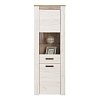 ΒΙΤΡΙΝΑ Kent VS GREY OAK-WHITE OAK 68x36x195εκ knt 11008834