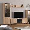 ΒΙΤΡΙΝΑ MAYENNE 1K VS1 ARTISAN OAK-ΜΑΥΡΟ MAT 55x40x195εκ 11013357