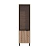ΒΙΤΡΙΝΑ MAYENNE 1K VS1 ARTISAN OAK-ΜΑΥΡΟ MAT 55x40x195εκ 11013357