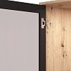 ΒΙΤΡΙΝΑ MAYENNE 1K VS1 ARTISAN OAK-ΜΑΥΡΟ MAT 55x40x195εκ 11013357