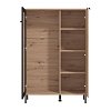 ΒΙΤΡΙΝΑ MAYENNE 2K VS1 ARTISAN OAK-ΜΑΥΡΟ MAT 93x40x137εκ 11013358